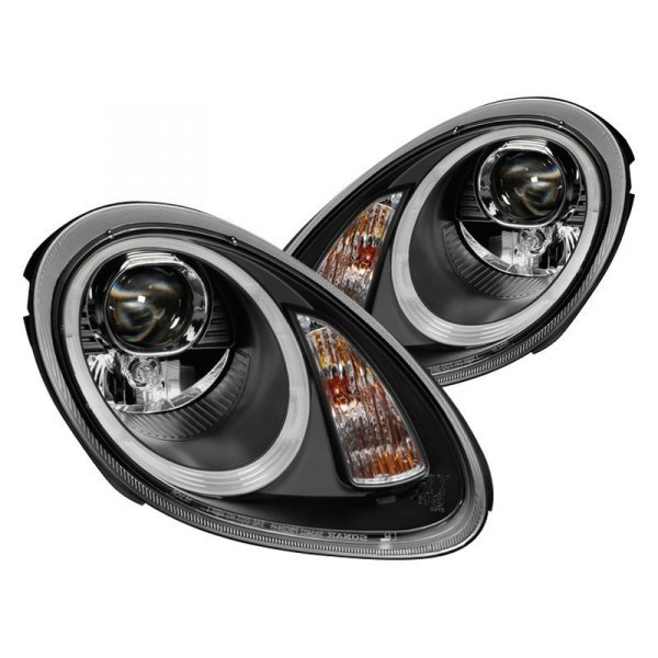 Spyder® - Black LED DRL Bar Projector Headlights