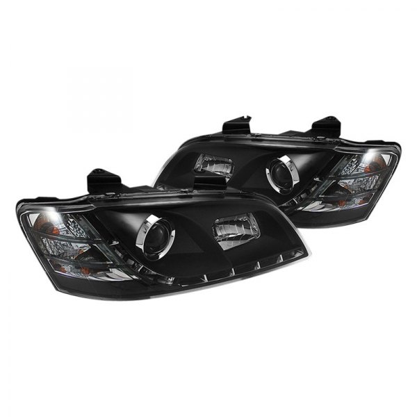 Spyder® - Black Projector Headlights with Parking LEDs, Pontiac G8