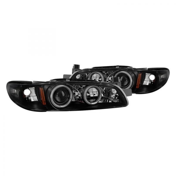 Spyder® - Black CCFL Halo Projector Headlights, Pontiac Grand Prix