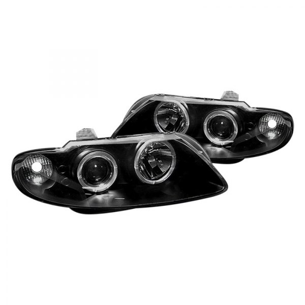Spyder® - Black LED Halo Projector Headlights, Pontiac GTO