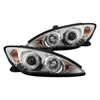 Spyder® - Signature Series Driver and Passenger Side Chrome Halo Projector Headlights