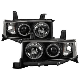 Spyder® - Signature Series Driver and Passenger Side Black LED Halo Projector Headlights