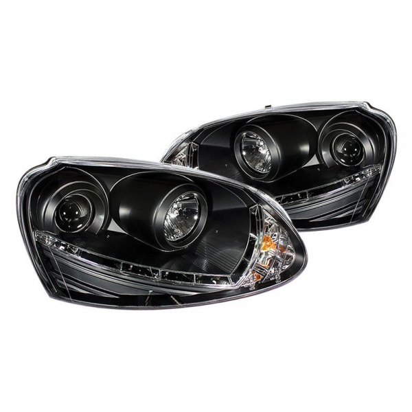 Spyder® - Black Projector Headlights with Parking LEDs