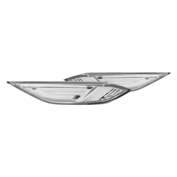 Spyder Xtune® - Chrome LED Side Marker Lights, Porsche Cayenne