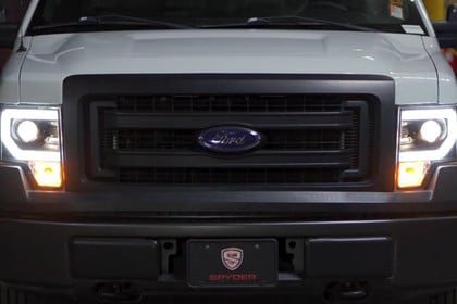 Spyder® - Switchback LED DRL Bar Projector Headlights for Ford F-150 Installation