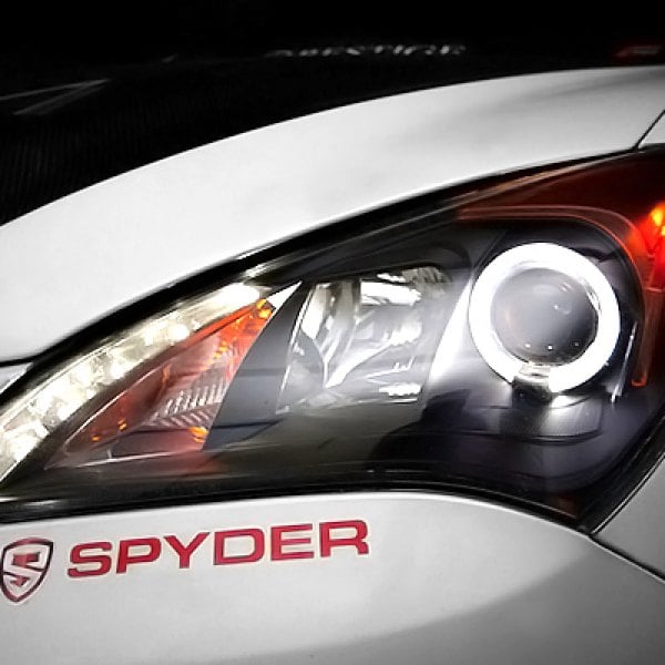 Spyder® - Halo Headlights with LEDs Installed