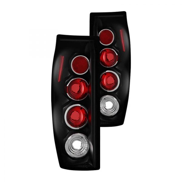 Spyder® - Black/Red Euro Tail Lights, Chevy Avalanche