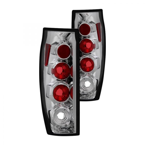 Spyder® - Chrome/Red Euro Tail Lights, Chevy Avalanche