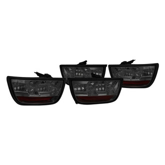 Spyder® - Driver and Passenger Side Chrome/Smoke LED Tail Lights