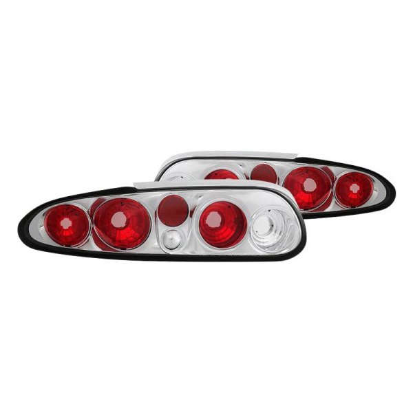Spyder® - Chrome/Red Euro Tail Lights, Chevy Camaro