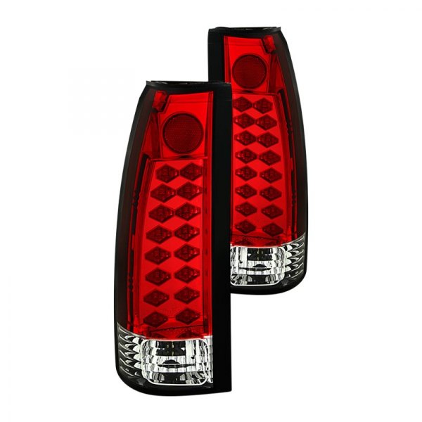 Spyder® - Chrome/Red LED Tail Lights