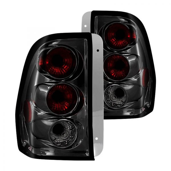 Spyder® - Black Red/Smoke Euro Tail Lights, Chevy Trailblazer