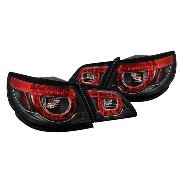 Spyder® - Black Red/Smoke LED Tail Lights, Chevy SS