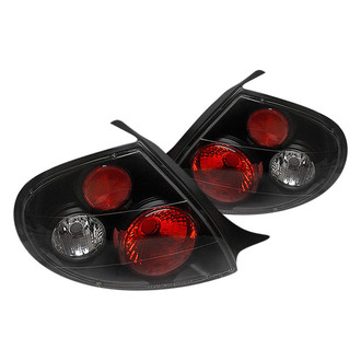 Spyder® - Driver and Passenger Side Black/Red Euro Tail Lights