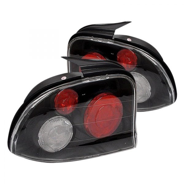 Spyder® - Black/Red Euro Tail Lights, Dodge Neon