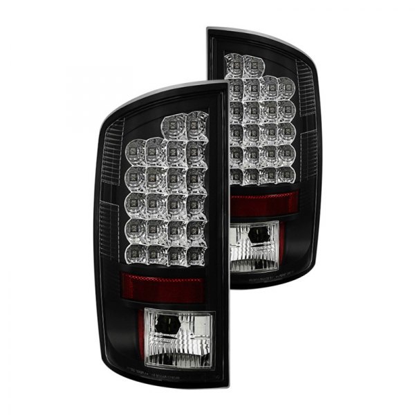 Spyder® - Black LED Tail Lights, Dodge Ram