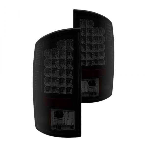Spyder® - Black/Smoke LED Tail Lights, Dodge Ram