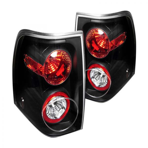 Spyder® - Black/Red Euro Tail Lights, Ford Expedition