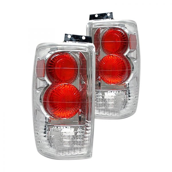 Spyder® - Chrome/Red Euro Tail Lights, Ford Expedition