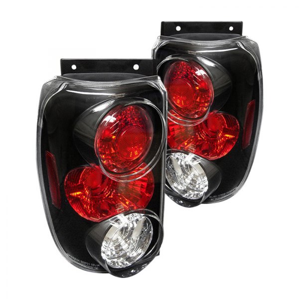 Spyder® - Black/Red Euro Tail Lights, Ford Explorer