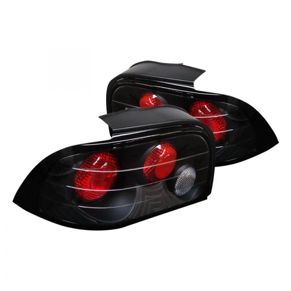 Spyder® - Black/Red Euro Tail Lights, Ford Mustang
