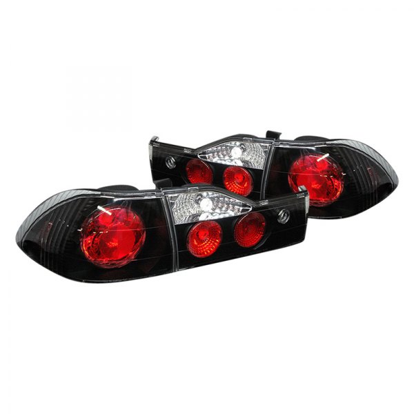Spyder® - Black/Red Euro Tail Lights, Honda Accord