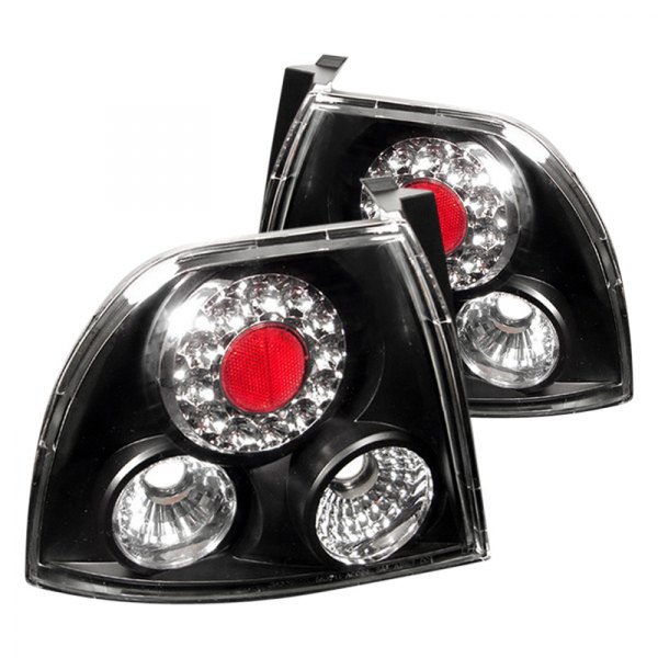 Spyder® - Black/Red LED Tail Lights, Honda Accord
