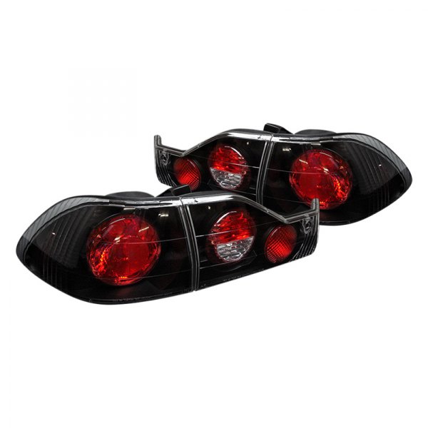 Spyder® - Black/Red Euro Tail Lights, Honda Accord