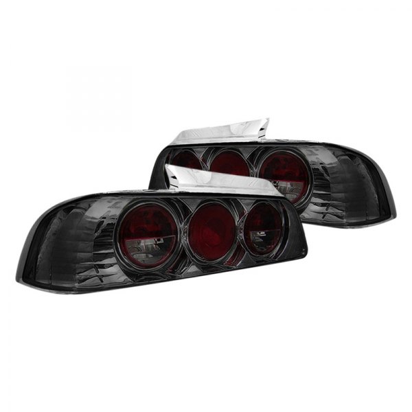 Spyder® - Chrome Red/Smoke Euro Tail Lights, Honda Prelude
