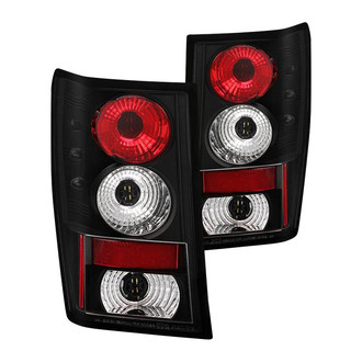Spyder® - Driver and Passenger Side Black/Red Euro Tail Lights