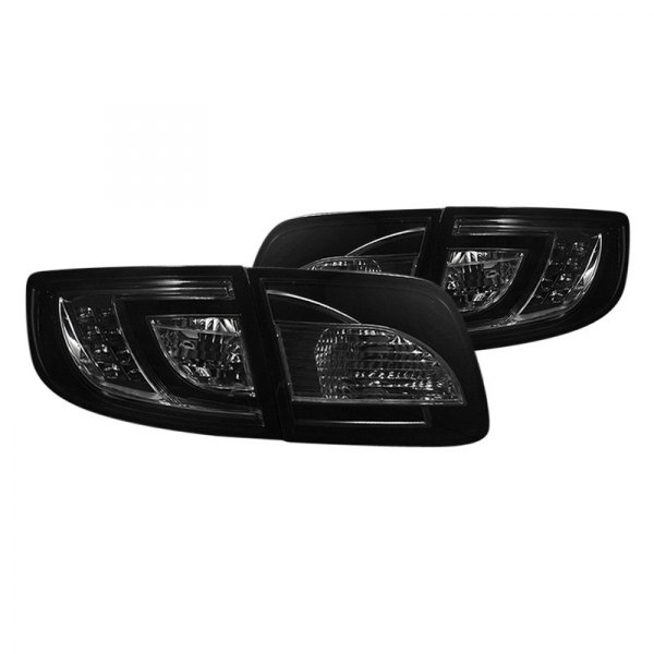 Spyder® - Black/Smoke LED Tail Lights, Mazda 3