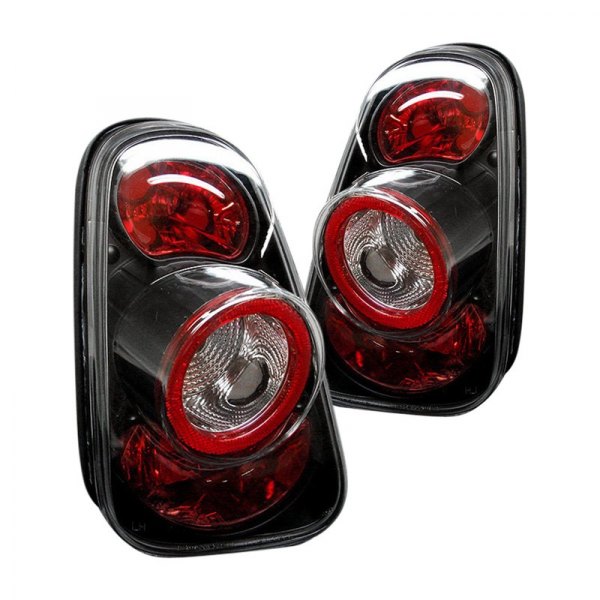 Spyder® - Black/Red Euro Tail Lights, Mini Cooper