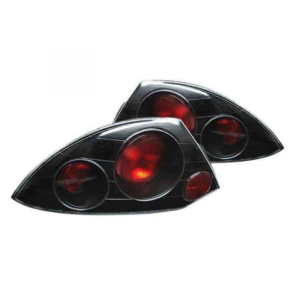 Spyder® - Black/Red Euro Tail Lights, Mitsubishi Eclipse