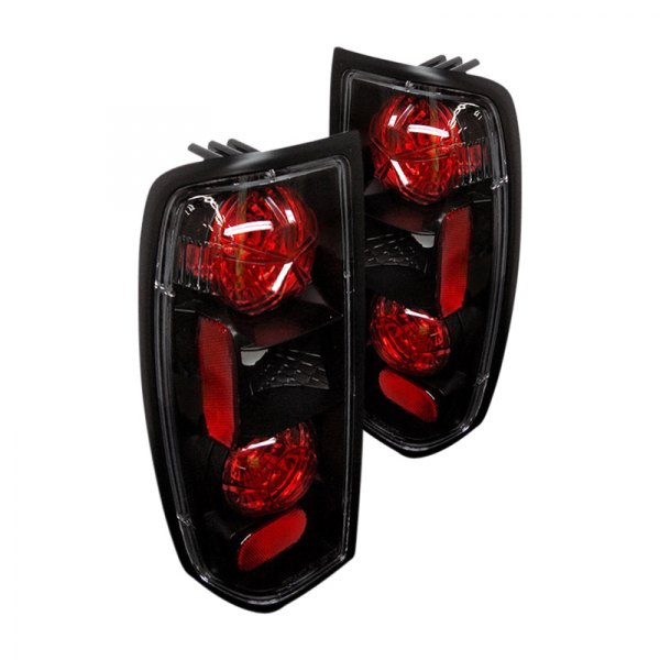 Spyder® - Black/Red Euro Tail Lights, Nissan Frontier