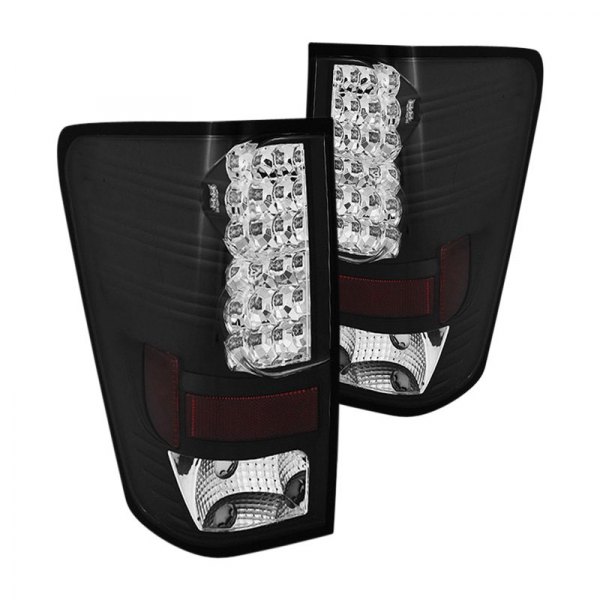 Spyder® - Black LED Tail Lights, Nissan Titan