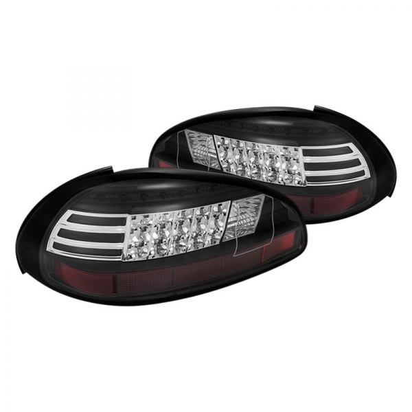 Spyder® - Black/Red LED Tail Lights, Pontiac Grand Prix