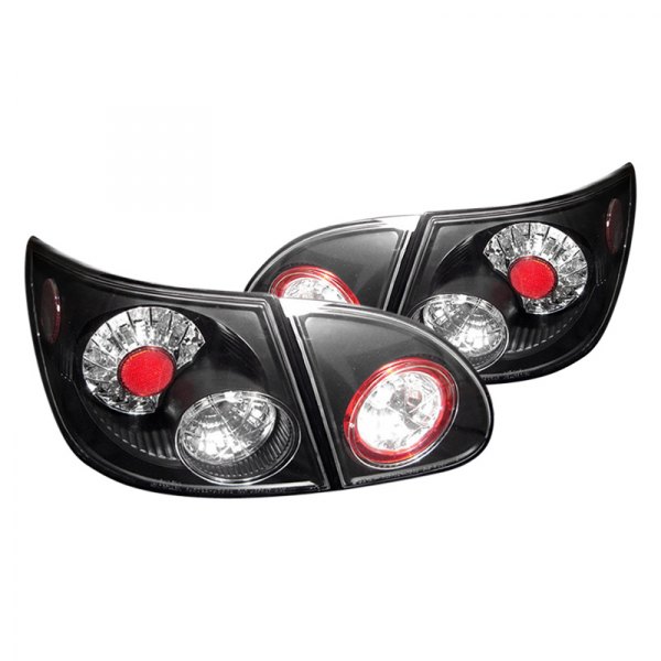 Spyder® - Black/Red LED Tail Lights, Toyota Corolla
