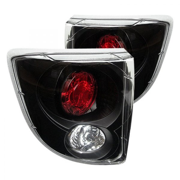 Spyder® - Black/Red Euro Tail Lights, Toyota Celica