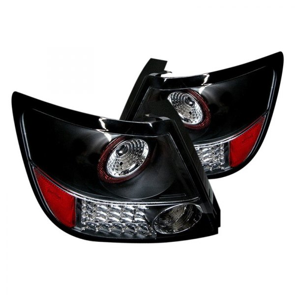 Spyder® - Black/Red LED Tail Lights, Scion tC