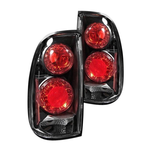 Spyder® - Black/Red Euro Tail Lights, Toyota Tundra