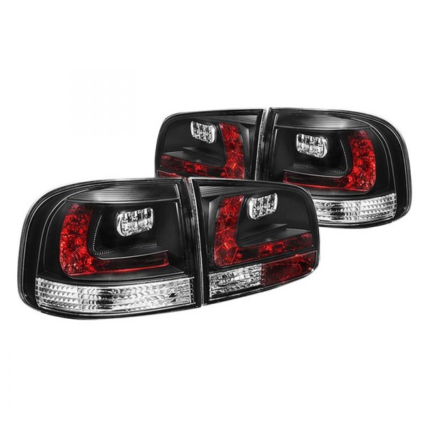 Spyder® - Black/Red LED Tail Lights, Volkswagen Touareg