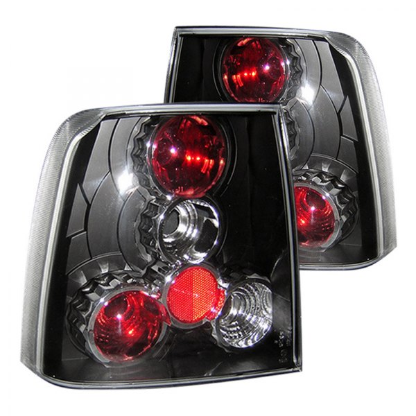 Spyder® - Black/Red Euro Tail Lights, Volkswagen Passat