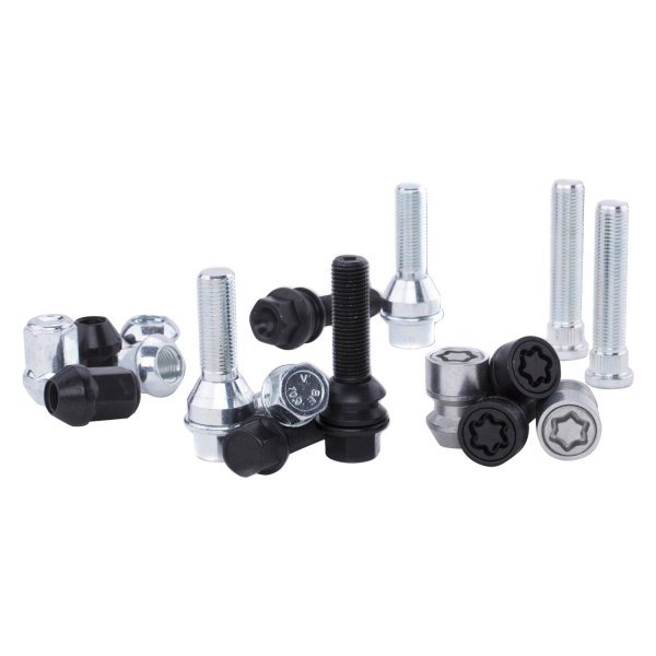 ST Suspensions® - Black Cone Seat Closed End Lug Nuts