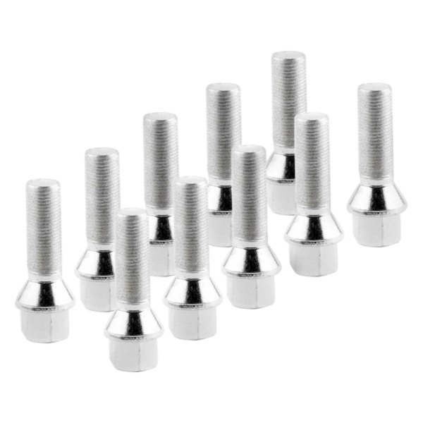 ST Suspensions® - Silver Flat Seat Lug Bolts