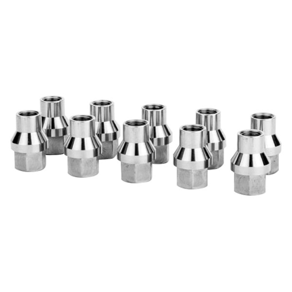 ST Suspensions® - DZX Series Silver Cone Seat Open End Lug Nuts