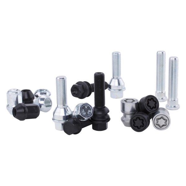 ST Suspensions® - DZX Series Silver Cone Seat Open End Lug Nuts