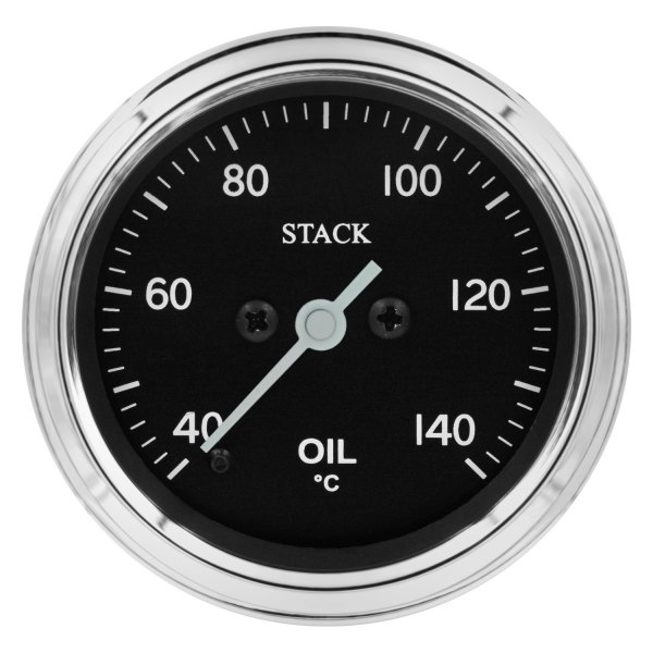 Stack® - Professional Stepper Motor Classic 52mm Oil Temperature Gauge, 40-140 C