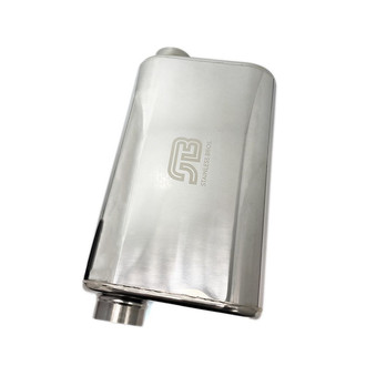 Stainless Bros® - SS304 Thin Oval Muffler