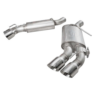 Stainless Works® - Redline Series™ 304 SS Axle-Back Exhaust System with Quad Rear Exit