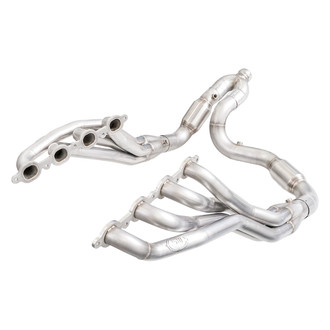 Stainless Works® - 304 SS Long Tube High Flow Catted Exhaust Header Assembly with Factory Connect